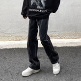 Men Jeans Vintage Jeans Straight Loose Pants